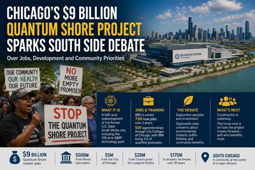 Chicago’s $9B Quantum Shore Project Faces South Side Opposition