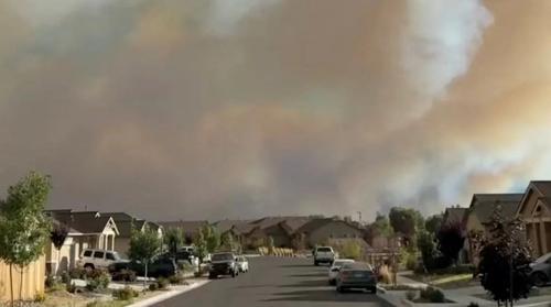 Hawk Fire in Reno, Nevada, Destroys Dozens of Homes and Forces 45,000 Evacuations