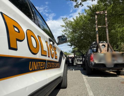 Guillotine Arrest Near U.S. Supreme Court in Washington, D.C.