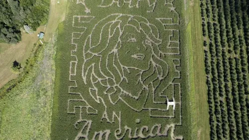 Dolly Parton Corn Maze to Open at All Seasons Orchard in Woodstock