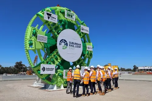 Victoria Launches Active Subterranean Tunnelling on $34 Billion Suburban Rail Loop East with Giant TBM Deployments