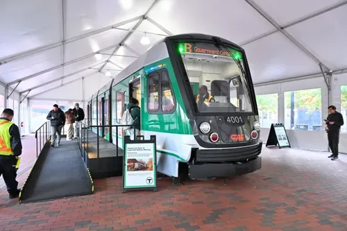 MBTA Advances Green Line Transformation with CAF USA Pilot Testing of 102 Type 10 Supercars to Enable 100% Low-Floor Boarding Across Boston