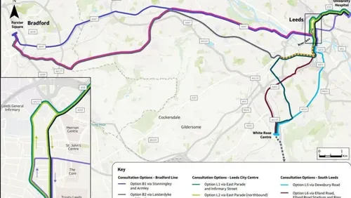 West Yorkshire Combined Authority Advances Multi-Billion-Pound Weaver Network Mass Transit Linking Leeds and Bradford