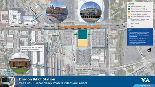 VTA Achieves 75% Excavation on BART Silicon Valley Phase II Subway as KST Contract Shifts to Cost-Incentive Model at Diridon Station