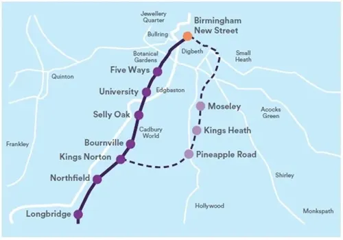 Transport for West Midlands Restores Passenger Rail to Historic Camp Hill Line with New Stations at Moseley Village, Kings Heath, and Pineapple Road