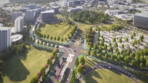 Canberra Light Rail Stage 2A Installs Catenary-Free Battery Tracks Across London Circuit as Construction Advances to Commonwealth Park
