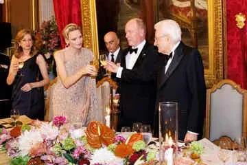 Prince Albert II Hosts Italian President Sergio Mattarella at Prince's Palace in Historic First-Ever Italian State Visit to Monaco