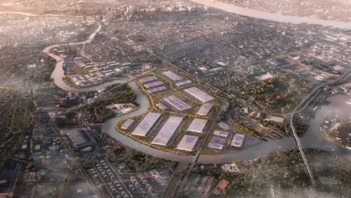 The Bellwether District Advances $450M TerraPower and DrinkPAK Hubs in South Philadelphia as Chinatown Stitch Progresses