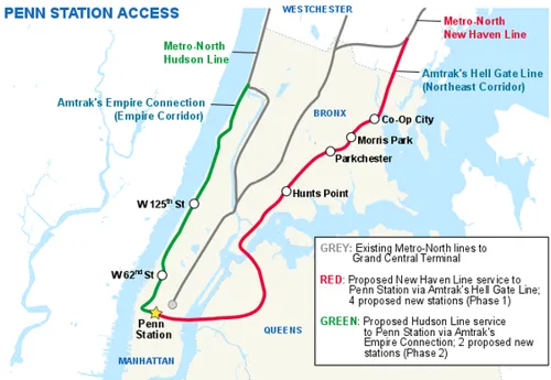 MTA Advances $3.18 Billion Penn Station Access Megaproject with Four New Metro-North Stations Across the East Bronx