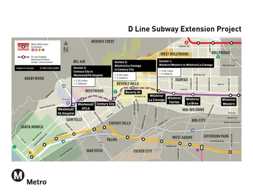 LA Metro Advances Systems Testing on $9.5 Billion D Line Subway Extension Through Century City and Westwood