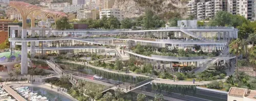 Monaco Advances €300 Million Fontvieille Commercial Centre and Waterfront Regeneration Project Designed by Massimiliano Fuksas