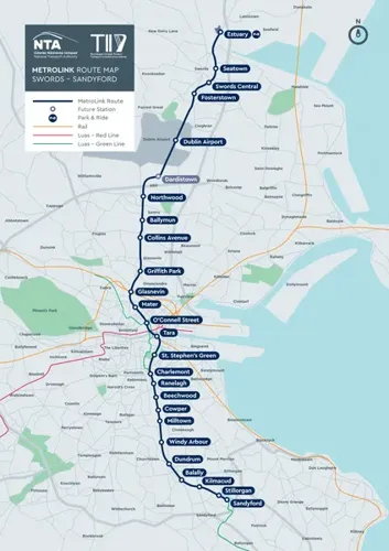 Ireland Advances Landmark Dublin MetroLink Megaproject to Formal Procurement Tender Following Railway Order Approval