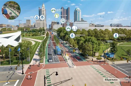LinkUS West Broad Street BRT Passes Federal FTA Risk Review as Columbus Deploys $175M Housing Land Fund