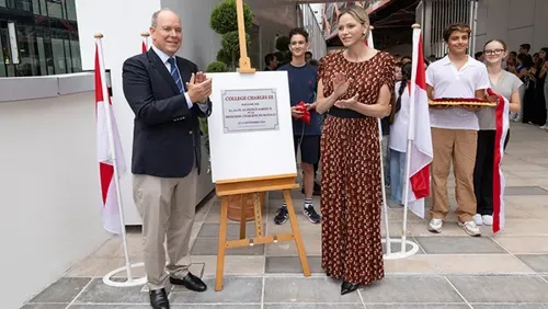 Prince Albert II and Princess Charlene Inaugurate Landmark Collège Charles III Within Monaco’s Monumental Îlot Pasteur Complex