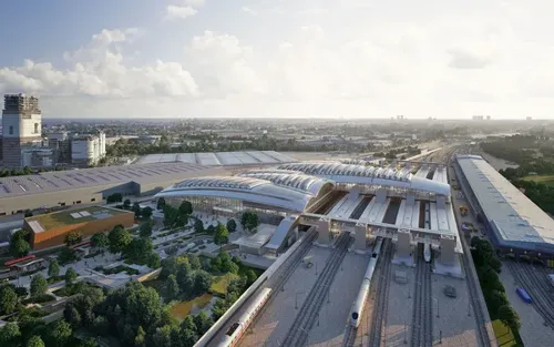 HS2 and Network Rail Advance Construction on Landmark 14-Platform Old Oak Common Super-Hub Station in West London