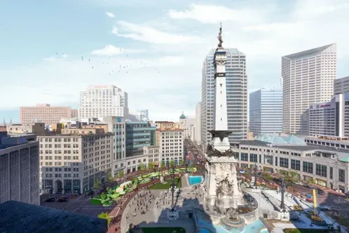 IndyGo Ramps Up $170M Blue Line BRT Construction Across Washington Street Under City-County Council Budget