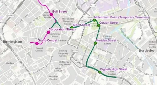 Transport for West Midlands Launches Live Tram Testing on £227 Million Birmingham Eastside Metro Extension to Digbeth